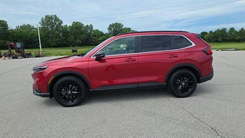 Radiant Red Metallic 2025 Honda CR-V Hybrid Sport AWD