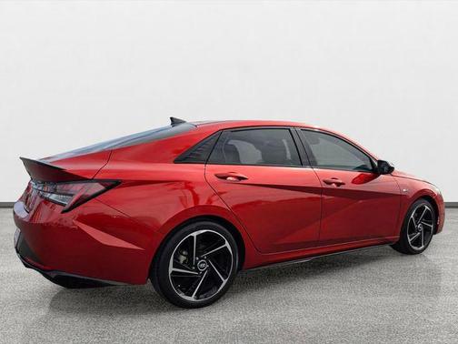 Lava Orange 2022 Hyundai ELANTRA N Line