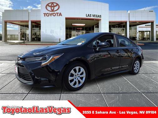 Midnight Black Metallic 2024 Toyota Corolla LE