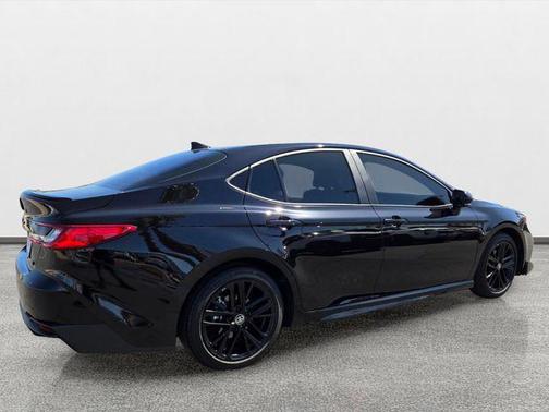 Midnight Black Metallic 2025 Toyota Camry SE