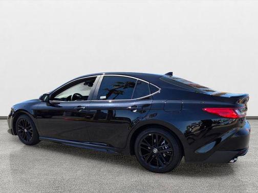 Midnight Black Metallic 2025 Toyota Camry SE