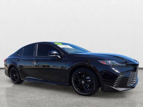 Midnight Black Metallic 2025 Toyota Camry SE