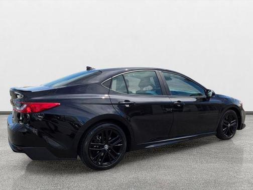 Midnight Black Metallic 2025 Toyota Camry SE