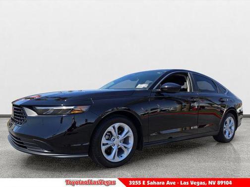 Crystal Black Pearl 2025 Honda Accord LX 1.5T
