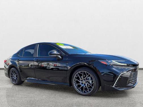 Midnight Black Metallic 2025 Toyota Camry XSE