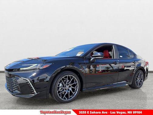 Midnight Black Metallic 2025 Toyota Camry XSE
