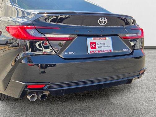 Midnight Black Metallic 2025 Toyota Camry XSE