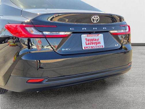 Midnight Black Metallic 2025 Toyota Camry LE