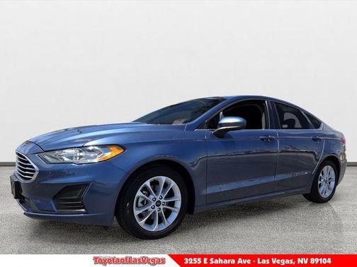 Blue 2019 Ford Fusion SE