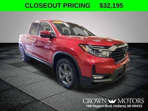 Radiant Red Metallic Ii 2023 Honda Ridgeline