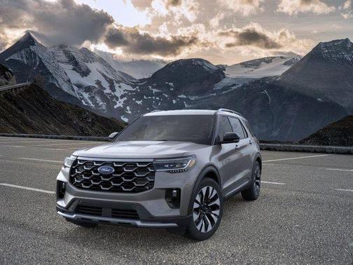Carbonized Gray Metallic 2026 Ford Explorer Platinum