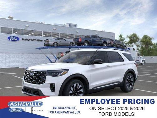 Star White 2026 Ford Explorer Platinum