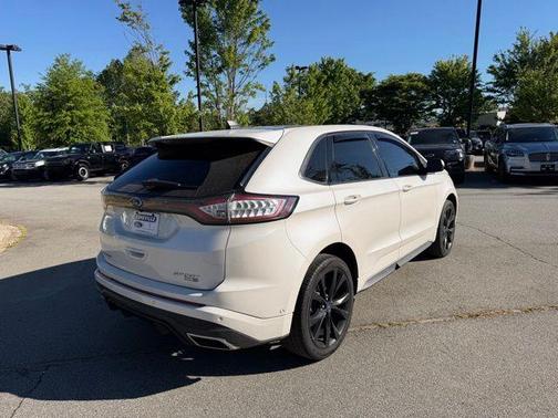 White Platinum Clearcoat Metallic 2018 Ford Edge Sport