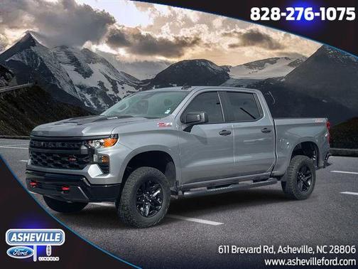Sterling Gray Metallic 2025 Chevrolet Silverado 1500 Custom Trail Boss