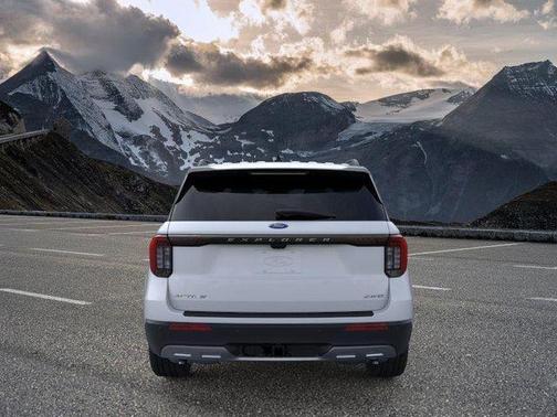 Space White Metallic 2026 Ford Explorer Active