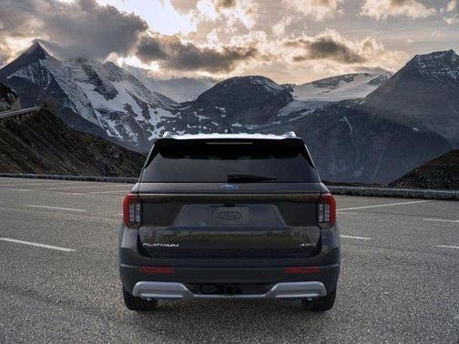 Agate Black Metallic 2026 Ford Explorer Platinum