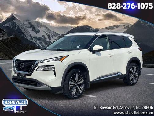White 2021 Nissan Rogue SL