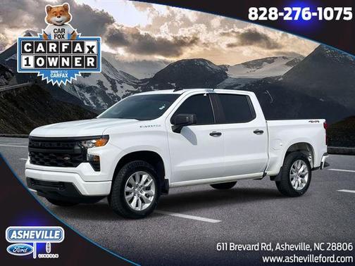 Summit White 2024 Chevrolet Silverado 1500 Custom