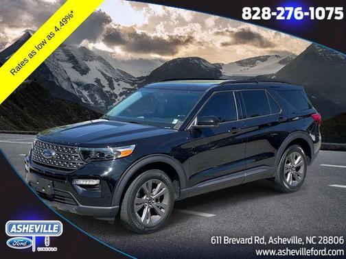 Agate Black Metallic 2023 Ford Explorer XLT