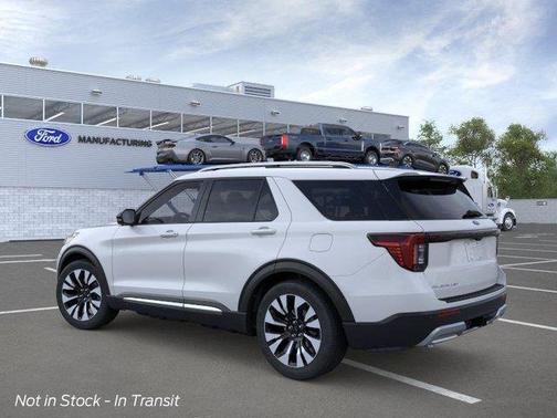 Space White Metallic 2026 Ford Explorer Platinum