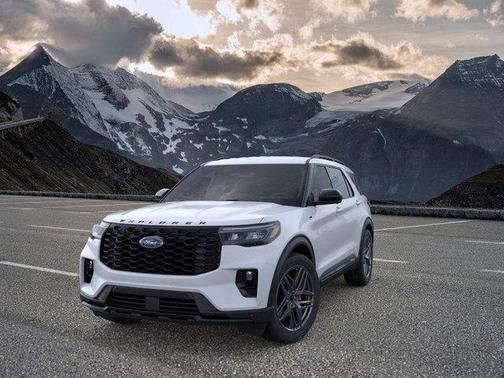 Space White Metallic 2026 Ford Explorer ST-Line