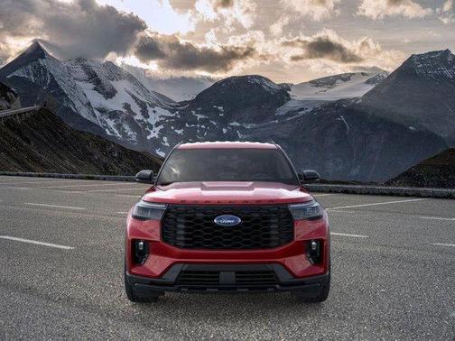 Rapid Red Metallic Tinted Clearcoat 2026 Ford Explorer ST-Line