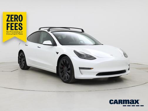 White 2023 Tesla Model 3 Performance