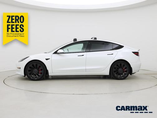 White 2023 Tesla Model 3 Performance