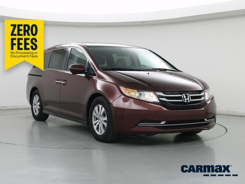Burgundy 2016 Honda Odyssey EX-L