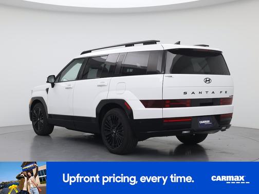 White 2024 Hyundai SANTA FE HEV Calligraphy