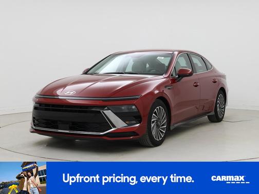 Red 2025 Hyundai SONATA Hybrid Limited