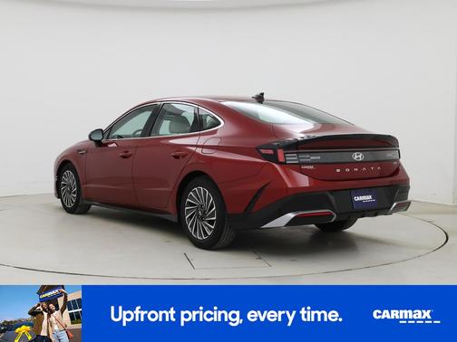 Red 2025 Hyundai SONATA Hybrid Limited