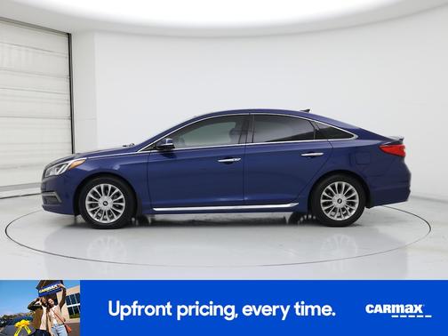 Blue 2015 Hyundai SONATA Limited