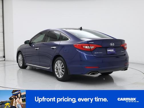 Blue 2015 Hyundai SONATA Limited