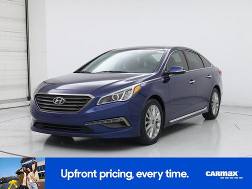 Blue 2015 Hyundai SONATA Limited