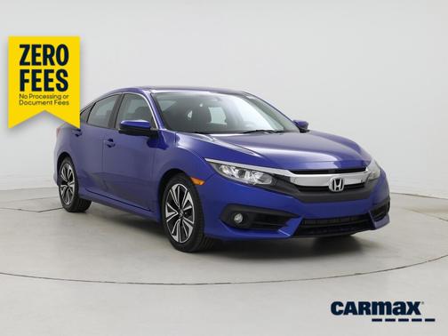 Blue 2016 Honda Civic EX-T