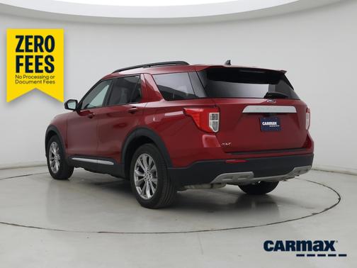 Red 2021 Ford Explorer XLT