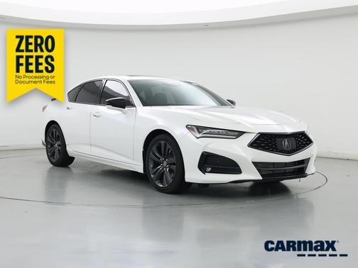 White 2021 Acura TLX SH-AWD A-Spec