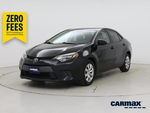 Black 2015 Toyota Corolla LE