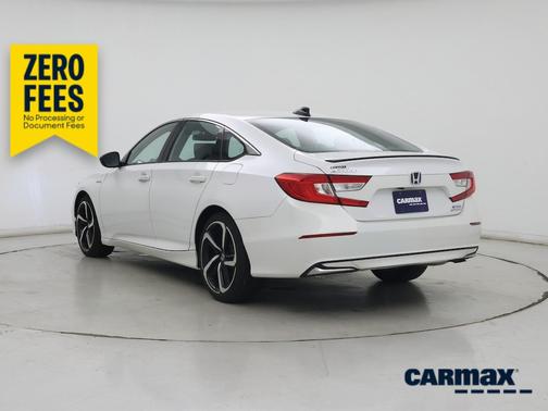 White 2022 Honda Accord Hybrid Sport