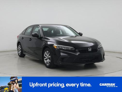 Black 2022 Honda Civic LX