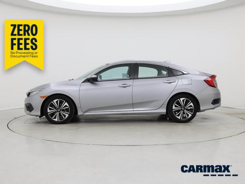Silver 2017 Honda Civic EX-T