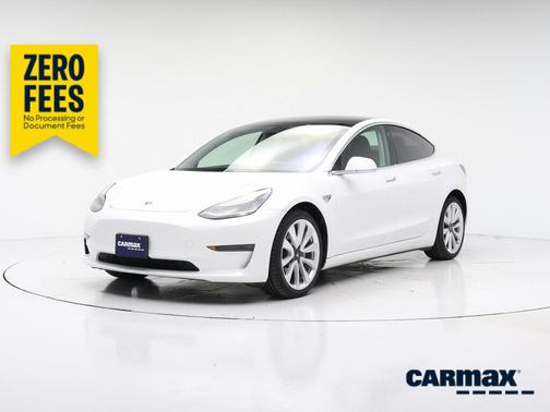 White 2020 Tesla Model 3 Long Range