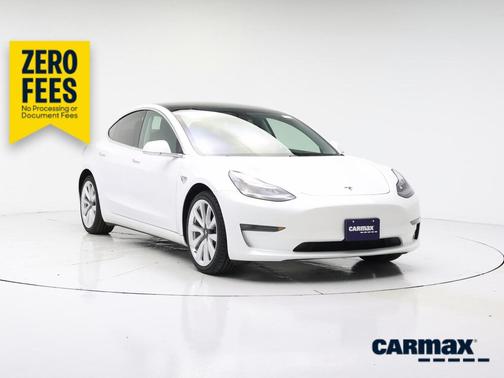 White 2020 Tesla Model 3 Long Range