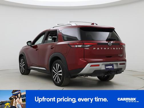 Red 2023 Nissan Pathfinder Platinum