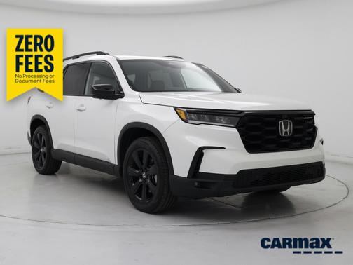 White 2025 Honda Pilot Black Edition