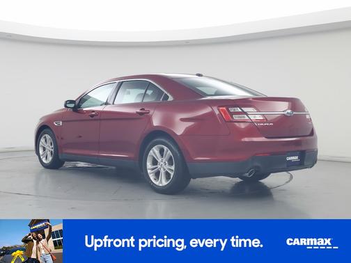 Red 2015 Ford Taurus SEL