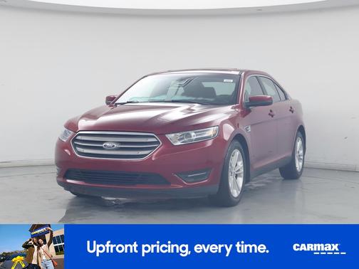 Red 2015 Ford Taurus SEL
