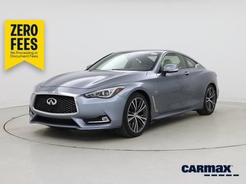 Blue 2017 INFINITI Q60 Premium