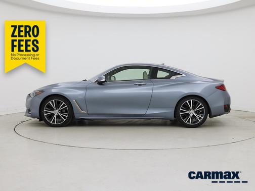 Blue 2017 INFINITI Q60 Premium